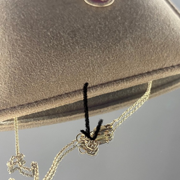 Sydney Evan Hamsa Necklace w/Diamonds 14 K gold - Picture 3 of 6